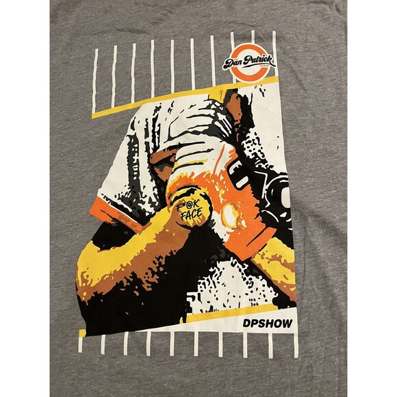 Dan Patrick DP Radio Show Billy Ripken F Face 1989 Fleer Card Error T-Shirt 3XL - Picture 3 of 7